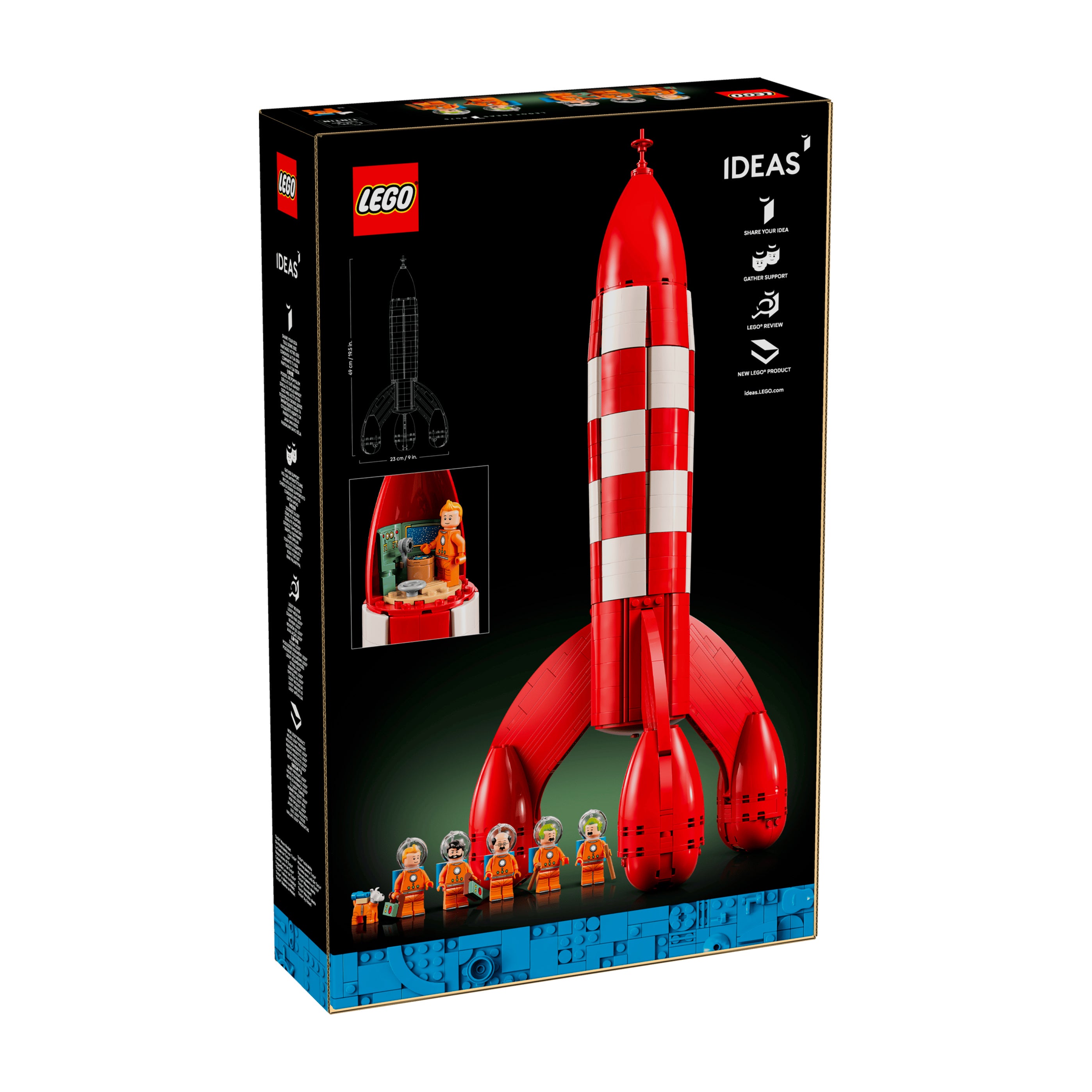 LEGO 21367 Foguetão Lunar de Tintin®