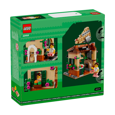 LEGO 40909 Restaurantes do Mundo Itália, caixa lateral, Estado d'Alma