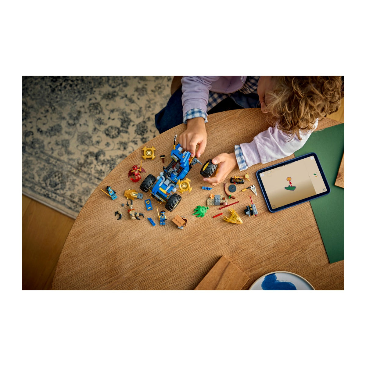 LEGO 71856 Carro Transformável do Jay, construção, Estado d'Alma