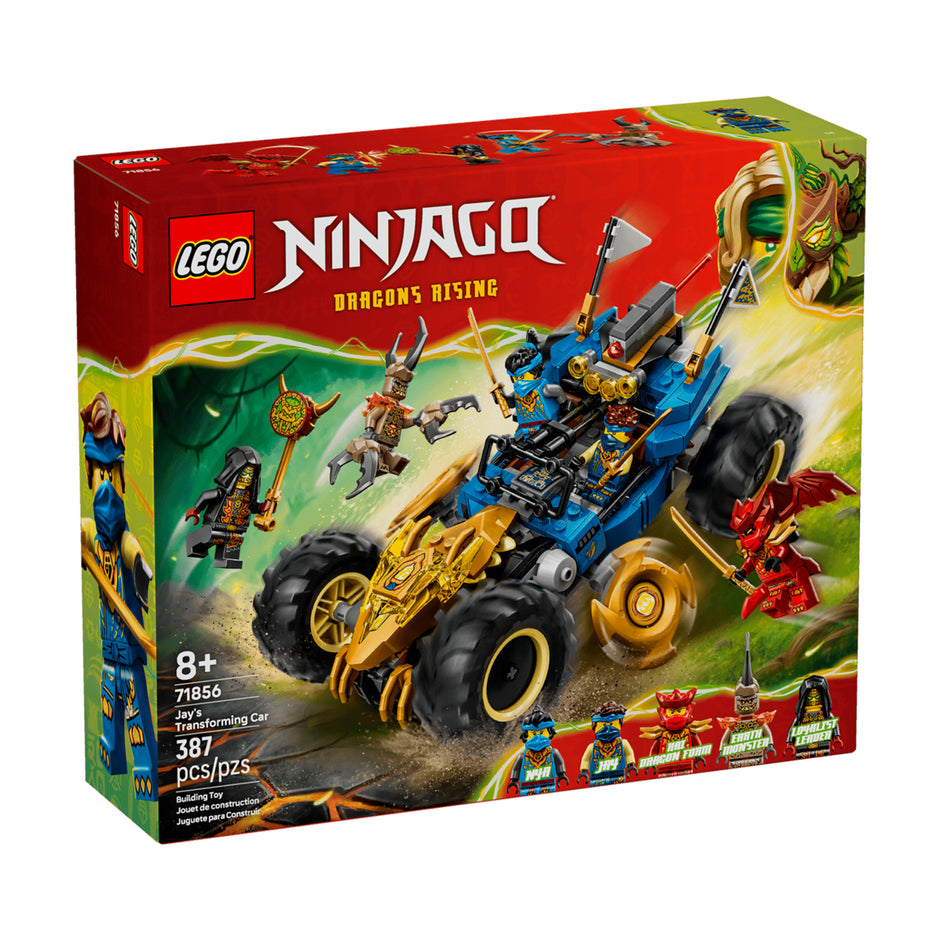 LEGO 71856 Carro Transformável do Jay, frente da caixa, Estado d'Alma