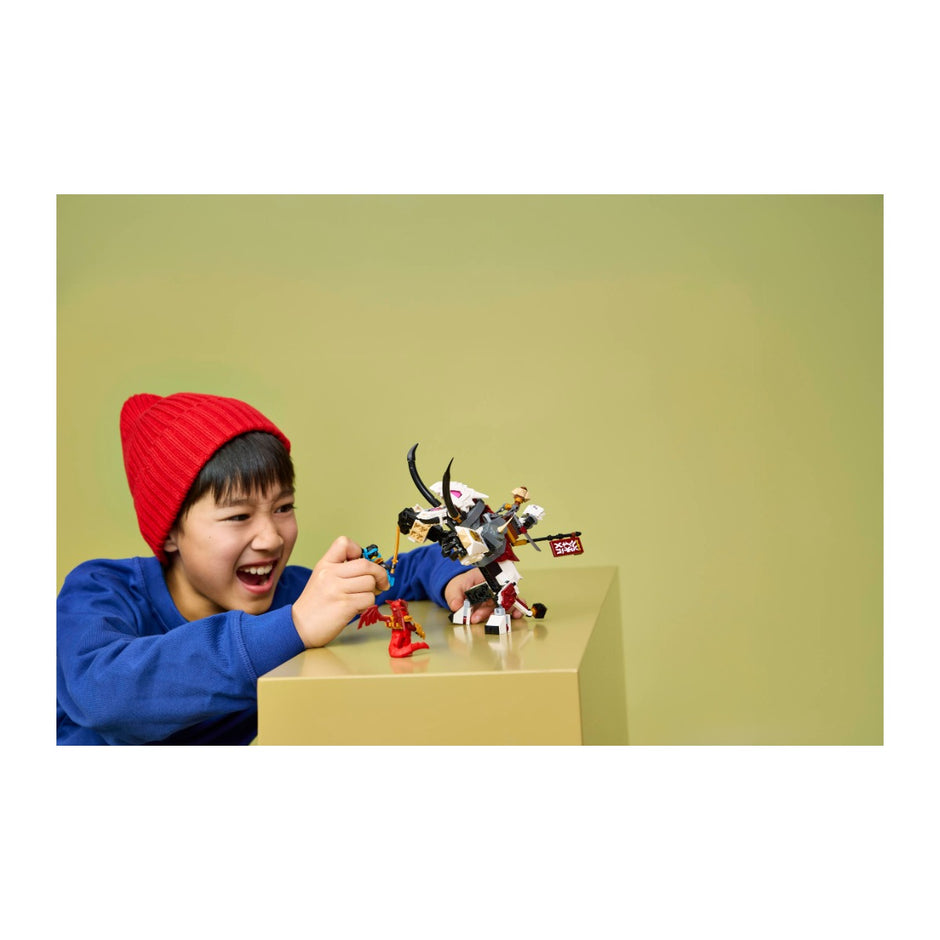 LEGO 71863 Zilvar e Grimtak, a Besta Dragão, em uso, Estado d'Alma