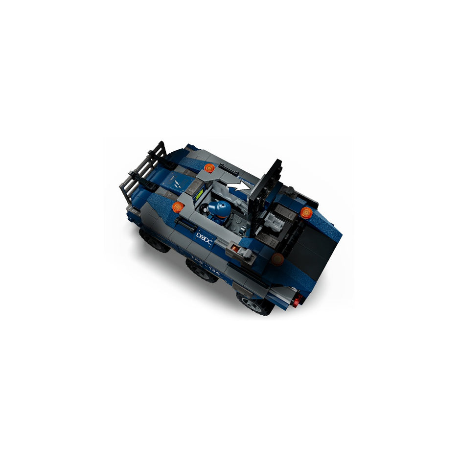 LEGO 76349 Perseguição do Transporte de Prisioneiros do Spider-Man, detalhe 2, Estado d'Alma
