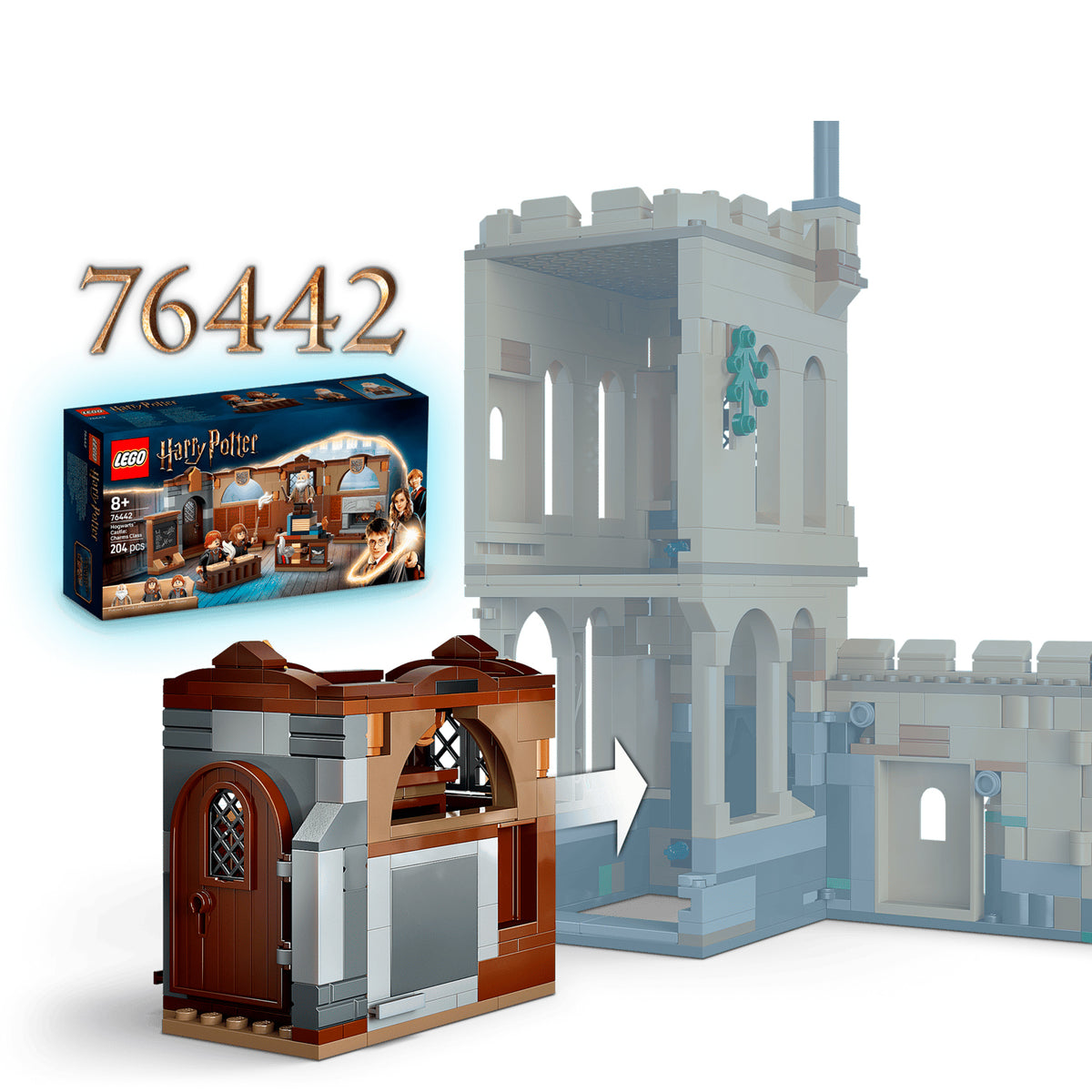 LEGO 76447 Harry Potter Castelo de Hogwarts Aulas de Voo - imagem 7