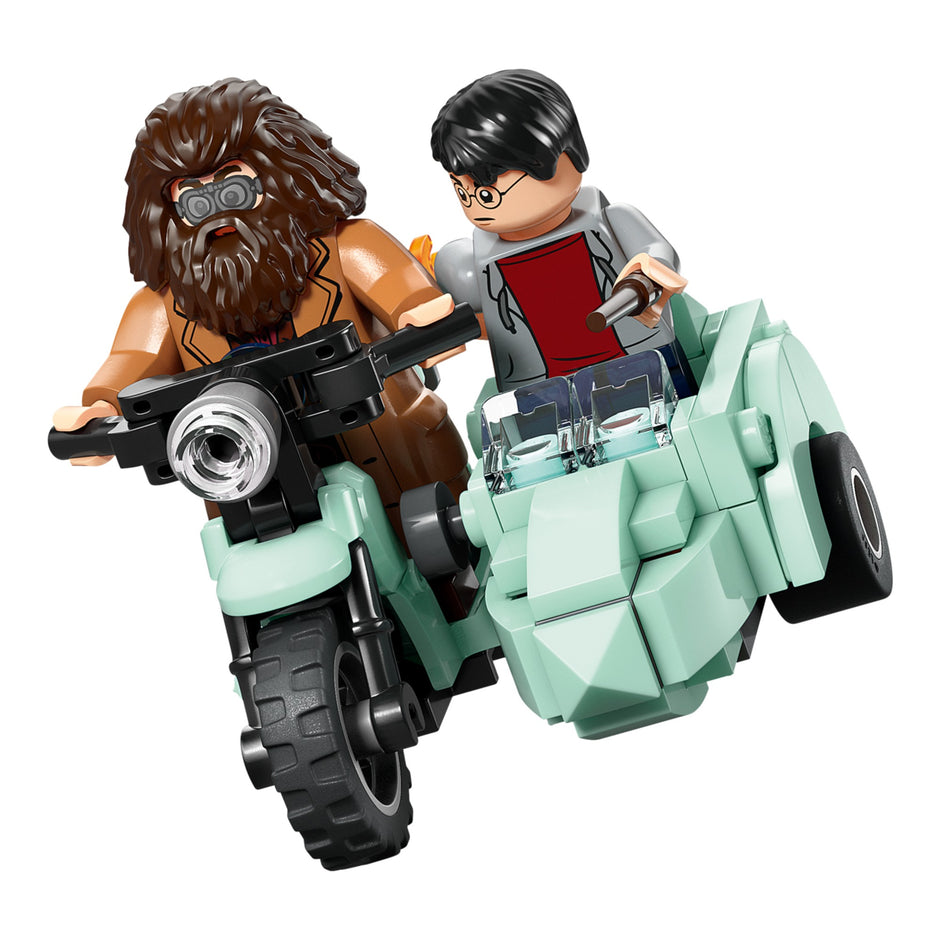 LEGO 76459 mota voadora com sidecár, Hagrid e Harry Potter