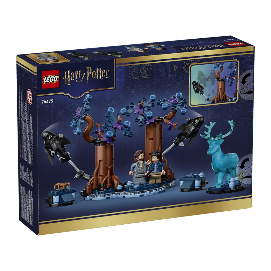 LEGO 76475 A Floresta Proibida: Expecto Patronum, traseira da caixa, Estado d'Alma