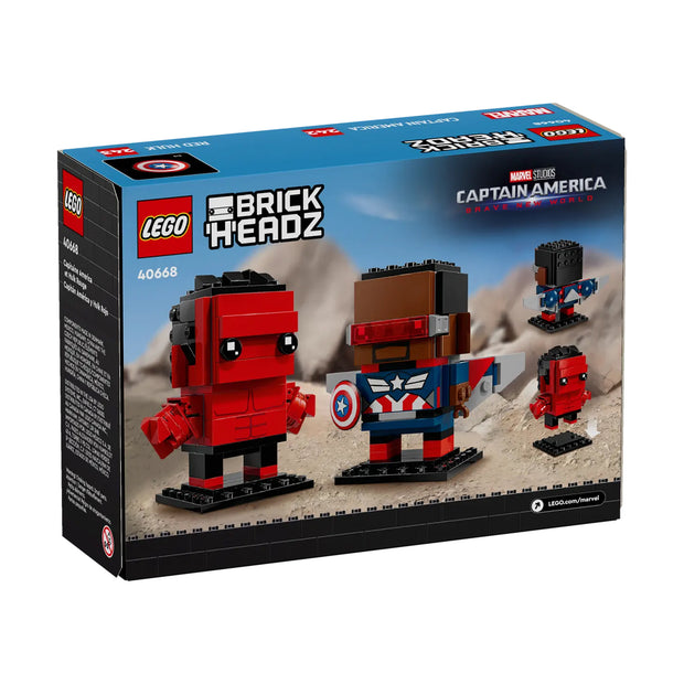 LEGO 40668 Capitão América e Red Hulk