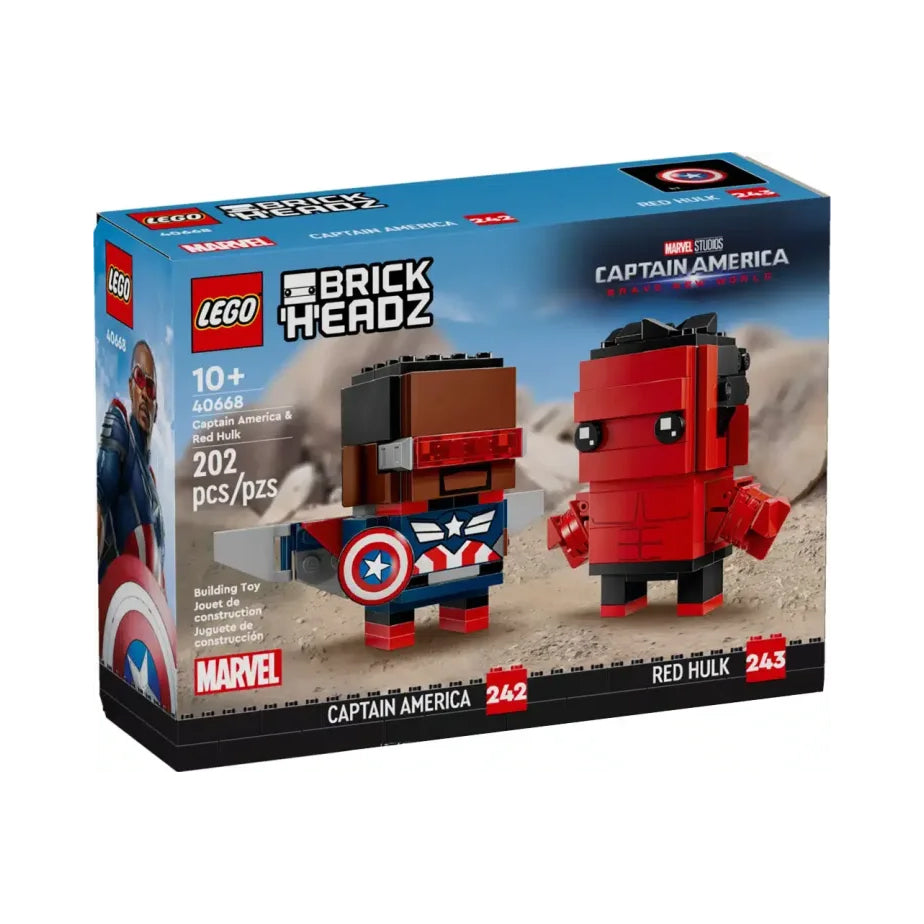 LEGO 40668 Capitão América e Red Hulk